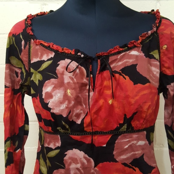Anthropologie Odille Floral Top - Picture 2 of 4